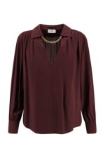 CAMICIA ELISABETTA FRANCHI TINTA UNITA - immagine 2