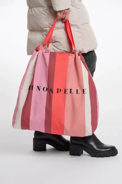 SACCA RINO E PELLE COLORATA IMPERMEABILE