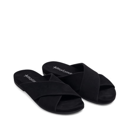 Sandalo Jeffrey Campbell Nero Camoscio Basso