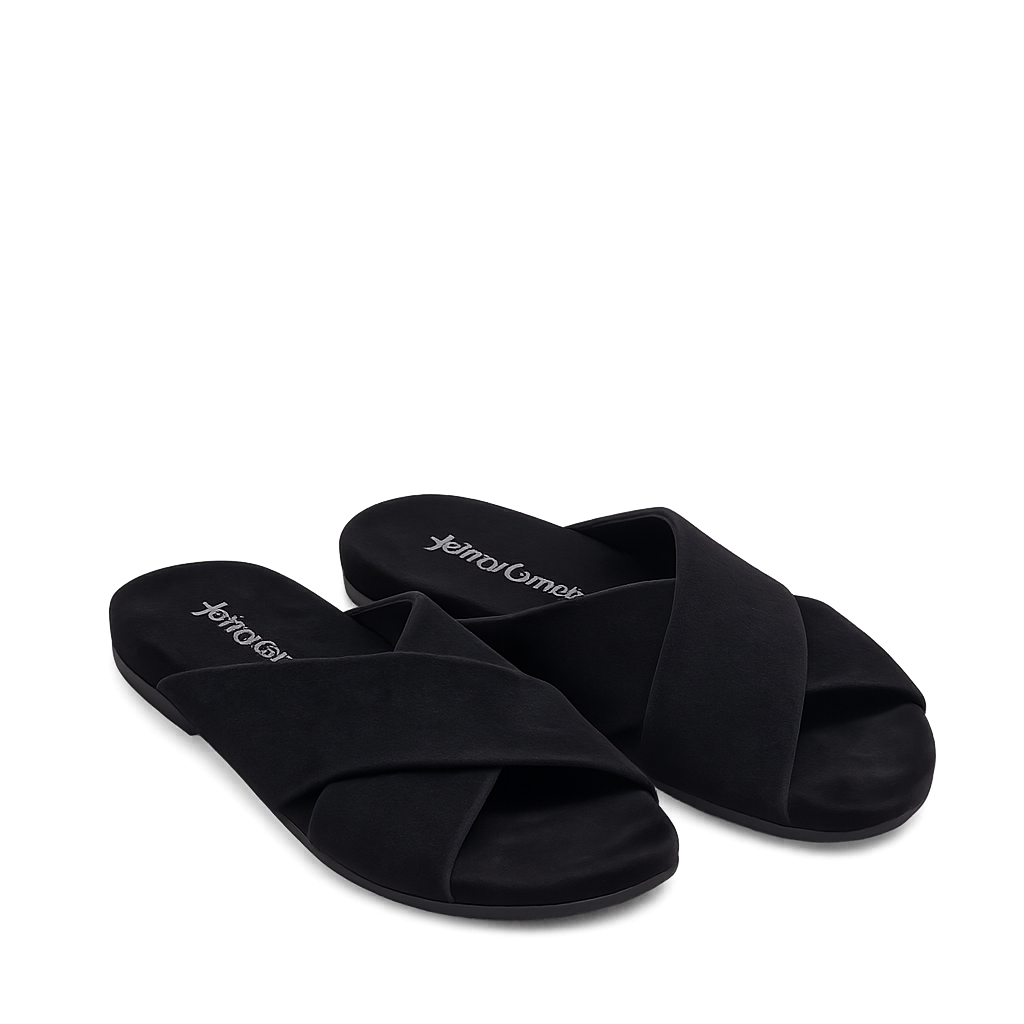 Sandalo Jeffrey Campbell Nero Camoscio Basso Sandalo Jeffrey Campbell Nero Camoscio Basso