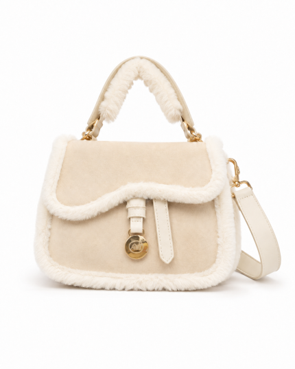 Borsa Alessia Massimo eco montone piccola