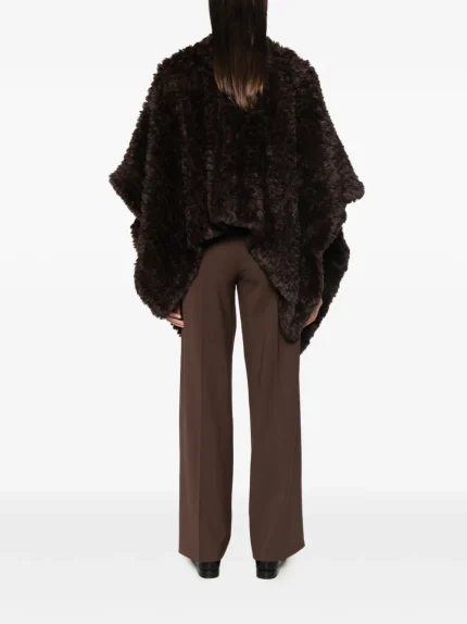 Mantella inverno Pinko in eco pelliccia.