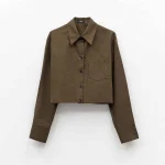 Camicia Eleh corta fantasia quadro piccolo.