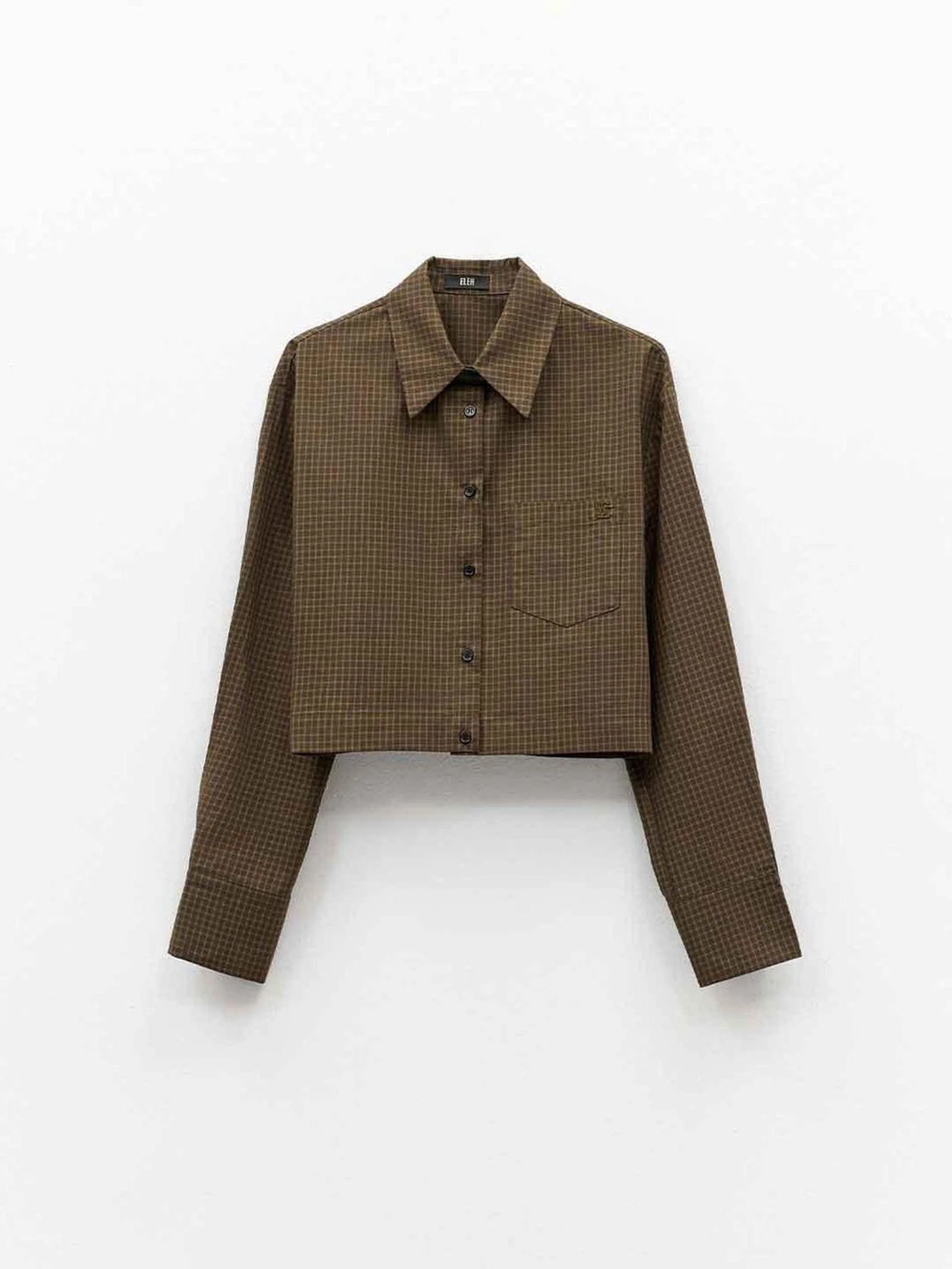 Camicia Eleh corta fantasia quadro piccolo. Camicia Eleh corta fantasia quadro piccolo.