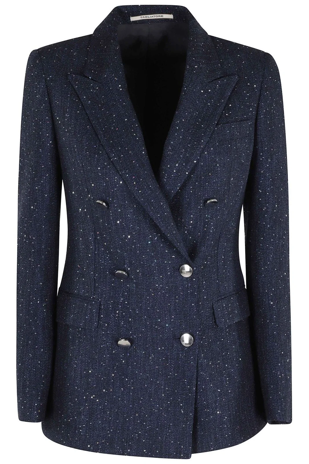 Giacca Pinko con strass tinta unita. Giacca Pinko con strass