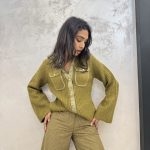 Pull Pinko verde oliva