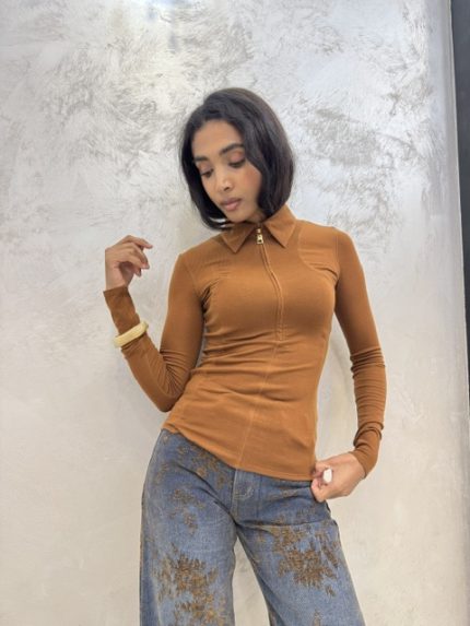 Polo Elisabetta Franchi tinta unita