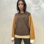 Maglia Griffai multicolor base marrone