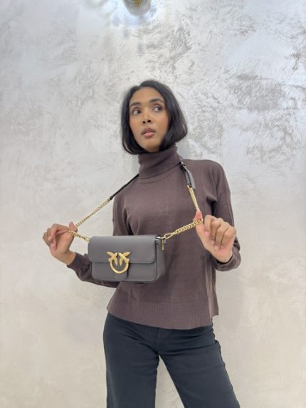 Borsa Pinko marrone