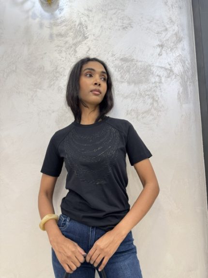 Maglia Elisabetta Franchi con disegno in tinta