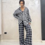 Camicia Eleh quadro blu
