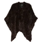 Mantella Pinko in eco pelliccia.