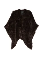 Mantella Pinko in eco pelliccia.