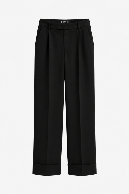 Pantalone Extin con risvolto