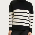 Maglia Ragno collo alto riga orizzontale grande