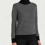 Maglia Ragno nera riga bianca