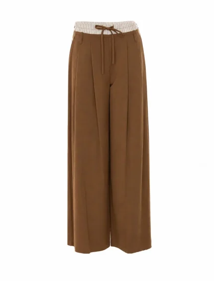Pantalone Eleh con profilo elastico al punto vita