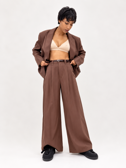 Pantalone Eleh marrone