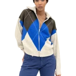 Pull Have One rombi bluette